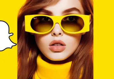 Snapchat Logo - Girl With Glasses - Cellphone Screenshot